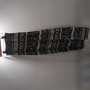 Forever 21 Patterned Maxi Skirt with Slits